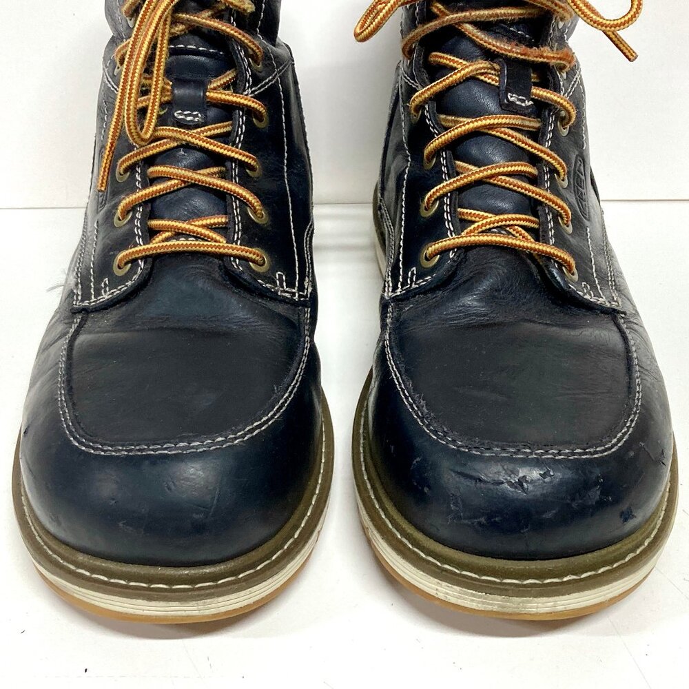 Men's Keen Utility Boots Waterproof Aluminum Toe Black Size 11D Work Boots - Picture 7 of 12